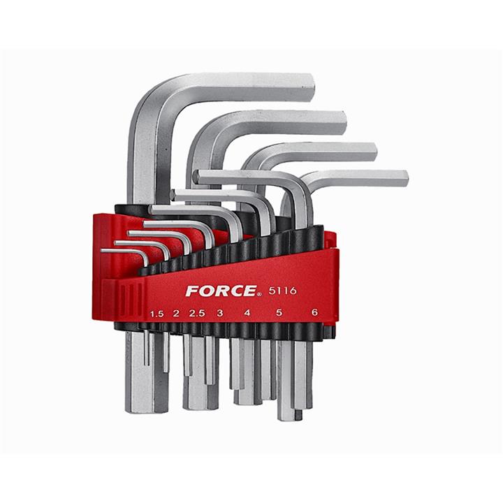 آچار  آلن فورس مدل 5116 مجموعه 11 عددی Force 11 Pcs Hex Key Set